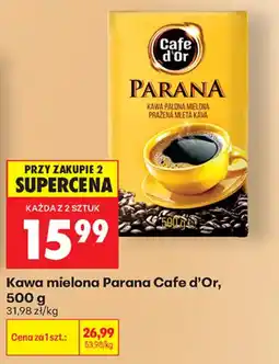 Biedronka Kawa mielona Parana Cafe d'Or oferta