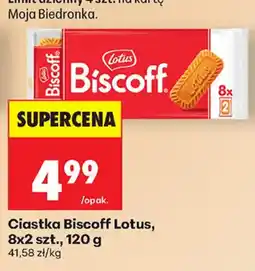 Biedronka Ciastka Biscoff Lotus oferta
