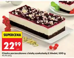 Biedronka Ciasto porzeczkowe z białą czekoladą E.Wedel oferta