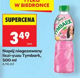 Biedronka Napój niegazowany liczi-yuzu Tymbark oferta