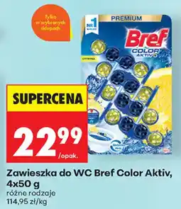 Biedronka Zawieszka do WC Bref Color Aktiv oferta