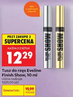 Biedronka Tusz do rzęs Eveline Finish Show oferta