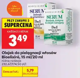 Biedronka Olejek do pielęgnacji włosów Bioelixiré oferta