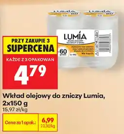 Biedronka Wkład olejowy do zniczy Lumia oferta
