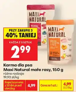Biedronka Karma dla psa Maxi Natural małe rasy oferta