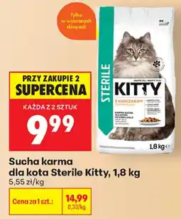 Biedronka Sucha karma dla kota Sterile Kitty oferta