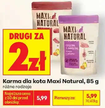 Biedronka Karma dla kota Maxi Natural oferta