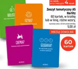 Dealz Zeszyt tematyczny A5 Herlitz oferta