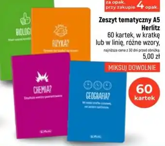 Zeszyt tematyczny A5 Herlitz