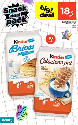 Dealz Kinder Brioss lub Colazione Piu oferta
