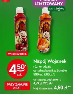Żabka Napój Wojanek oferta