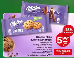 Żabka Ciastka Milka lub Milka Pieguski oferta