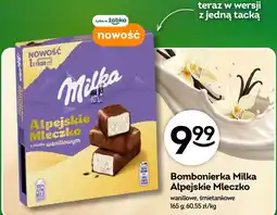 Żabka Bombonierka milka alpejskie mleczko oferta