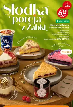 Żabka Ciasta lub Desery Stodka Pracownia oferta