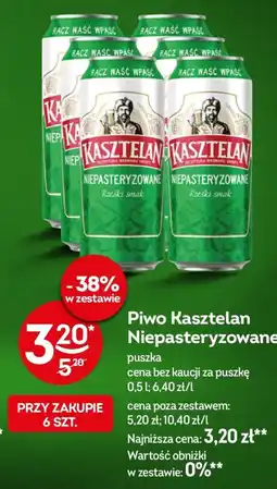 Żabka Piwo Kasztelan Niepasteryzowane oferta