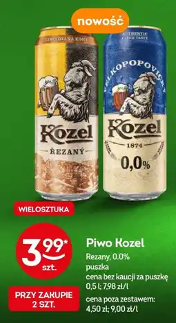 Żabka Piwo Kozel Rezany, 0,0% oferta