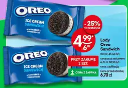 Żabka Lody Oreo Sandwich oferta