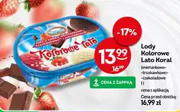 Żabka Lody Kolorowe Lato Koral oferta