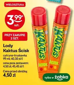 Żabka Lody Kaktus Ścisk oferta