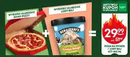 Żabka Pizza na wynos + lody b&j oferta