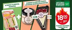 Żabka Ciastko lub deser + kawa oferta
