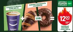 Żabka Croissant lub Donut + Kawa oferta