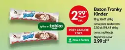 Żabka Baton Tronky Kinder oferta