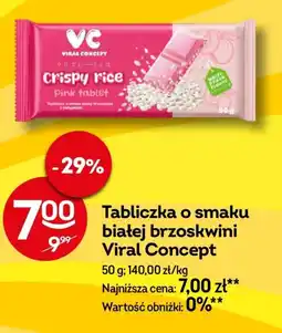Żabka Tabliczka o smaku białej brzoskwiini Viral Concept oferta