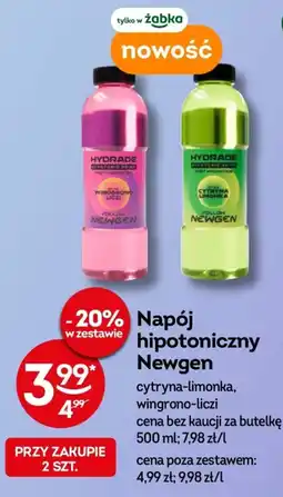 Żabka Napój hipotoniczny Newgen oferta