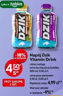 Żabka Napój Dzik Vitamin Drink oferta