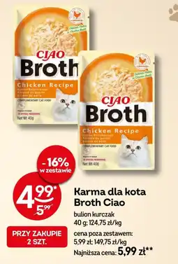 Żabka Karma dla kota Broth Ciao oferta