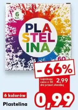 Kaufland Plastelina 6 kolorów oferta