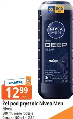 E.Leclerc Żel pod prysznic Nivea Men oferta