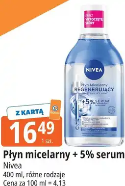 E.Leclerc Płyn micelarny + 5% serum Nivea oferta