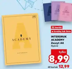 Kaufland INTERDRUK ACADEMY Zeszyt A4 Hybrid oferta