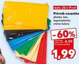 Kaufland Piórnik-saszetka płaska, bez wyposażenia, różne kolory oferta