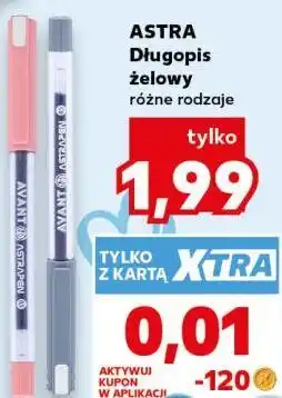 Kaufland ASTRA Długopis żelowy oferta