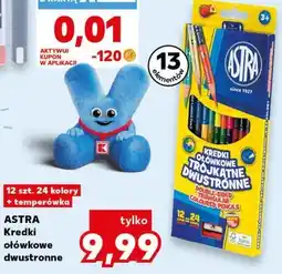 Kaufland ASTRA Kredki ołówkowe dwustronne oferta