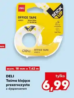 Kaufland DELI Taśma klejąca przezroczysta z dyspenserem oferta