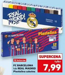 Kaufland FC Barcelona lub Real Madrid Plastelina szkolna oferta