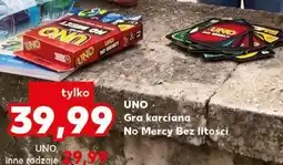 Kaufland UNO Gra karciana No Mercy Bez litości oferta