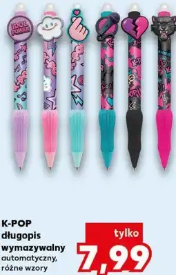 Kaufland K-POP długopis wymazywalny automatyczny oferta