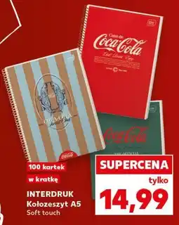 Kaufland INTERDRUK Kołozeszyt A5 Soft touch oferta