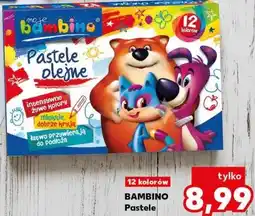 Kaufland Bambino Pastele olejne 12 kolorów oferta