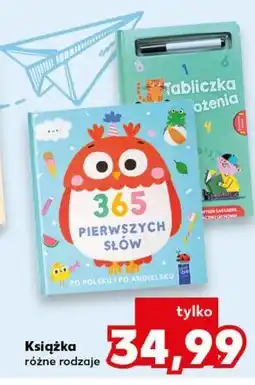 Kaufland Książka, różne rodzaje (np. 365 pierwszych słów, Tabliczka mnożenia) oferta