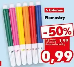 Kaufland Flamastry 6 kolorów oferta