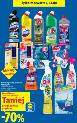 Lidl Wszystkie produkty chemiczne do sprzątania oferta