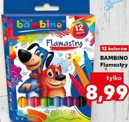 Kaufland Bambino Flamastry 12 kolorów oferta