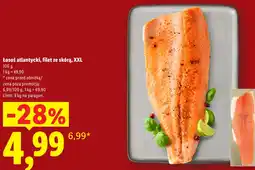 Lidl Łosoś atlantycki, filet ze skórą, XXL oferta