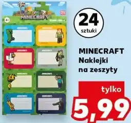Kaufland MINECRAFT Naklejki na zeszyty oferta